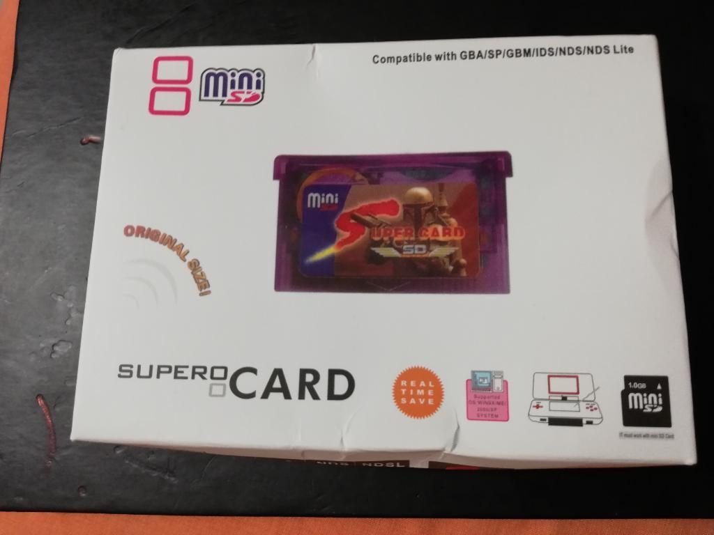 Super Card para Game Boy Y Nds