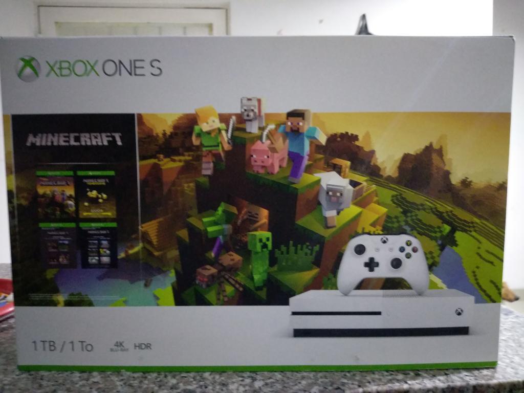 Xbox One S Nueva 1 Tera Minecratf