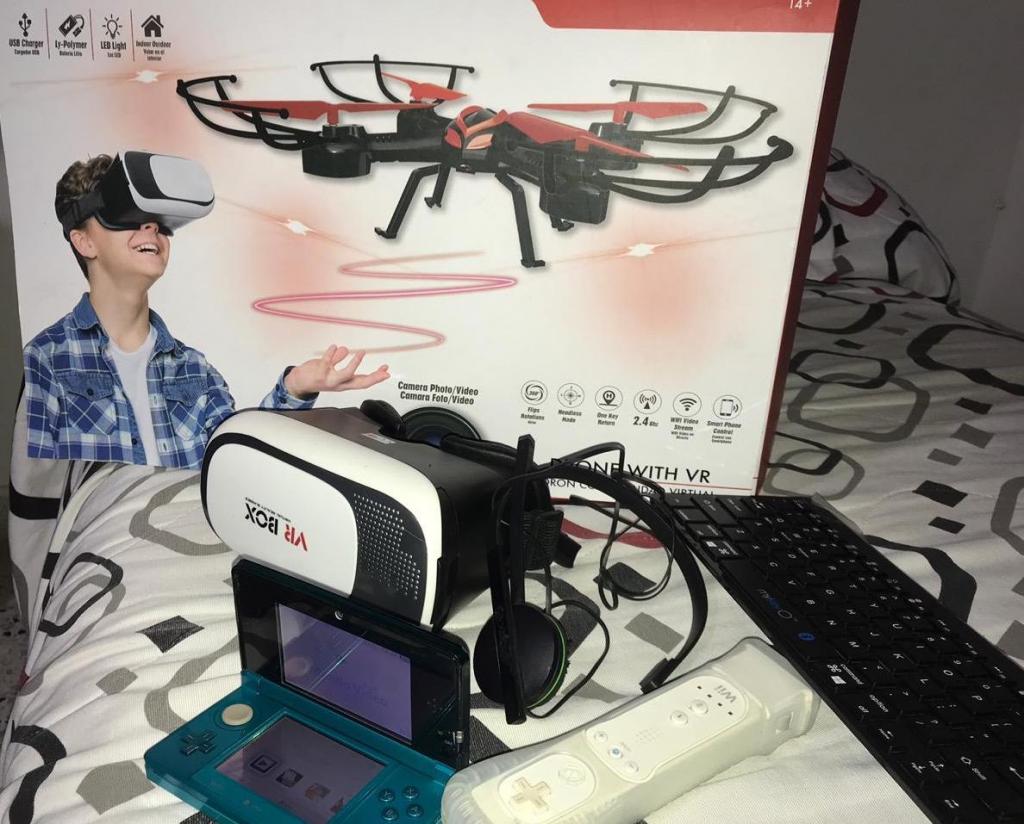 drone con vr nintendo 3ds