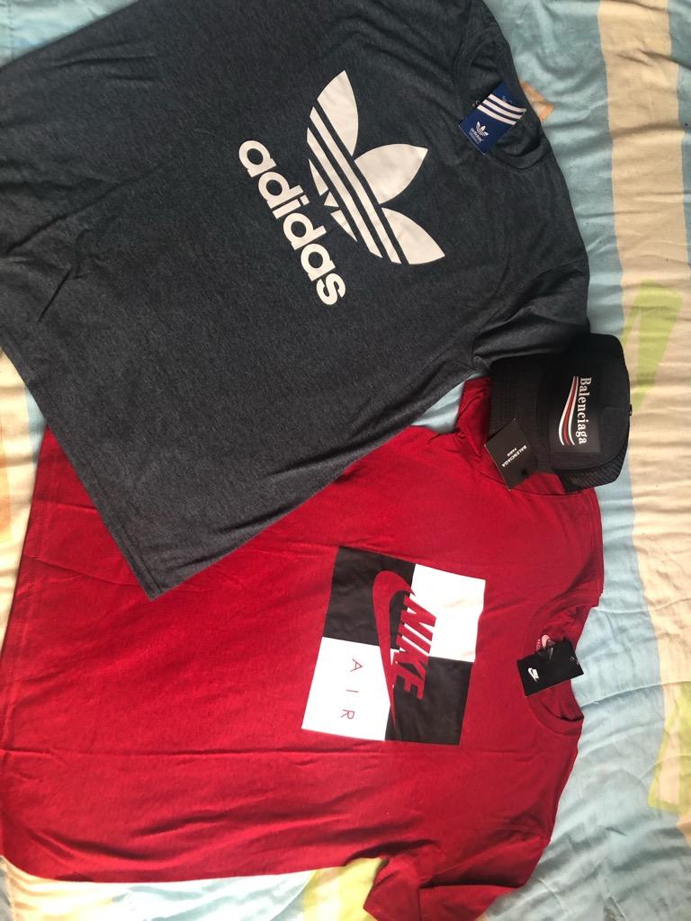 Camisetas Adidas Y Nike, Gorra Balenciag