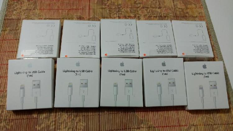 Cables Originales 1mt iPhone 8, 7, 6, 5s, 5, iPad Air,