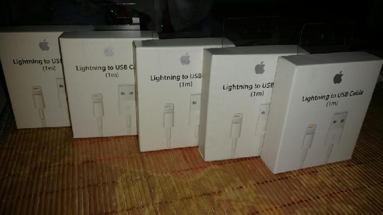 Cables Originales 1mt iPhone X, 8, 7, 6, 5s, y 5, ipads