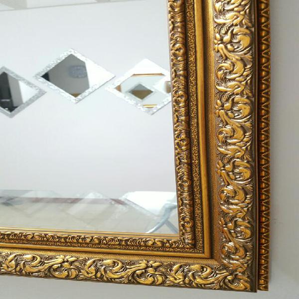Espejo Elegante Plateado O Dorado
