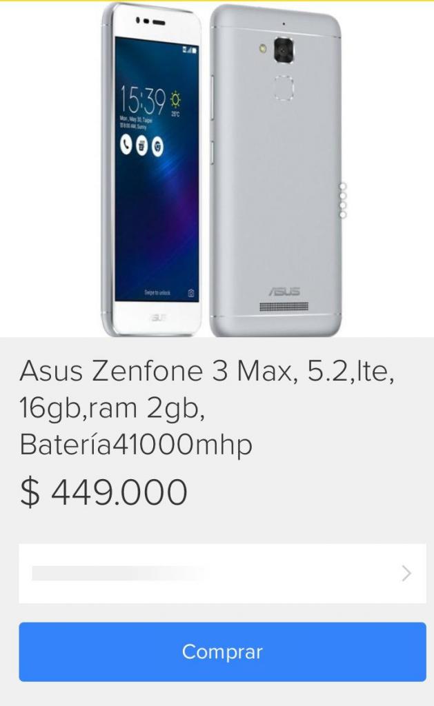 Asus Zenfone 3 Max 5,2