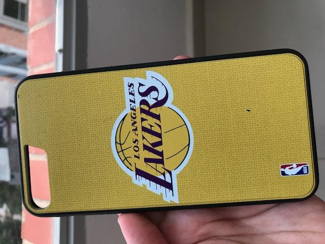 CARCASA IPHONE 7 PLUS MOTIVO LAKERS BASQUET