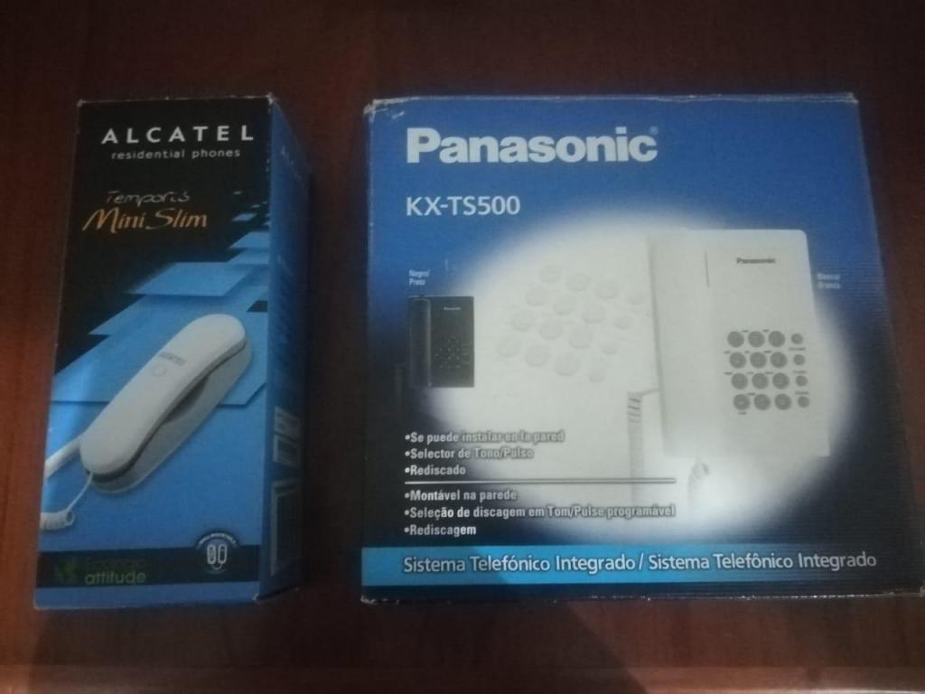 Vendo en Combo 2 Teléfonos Alcatel y Panasonic