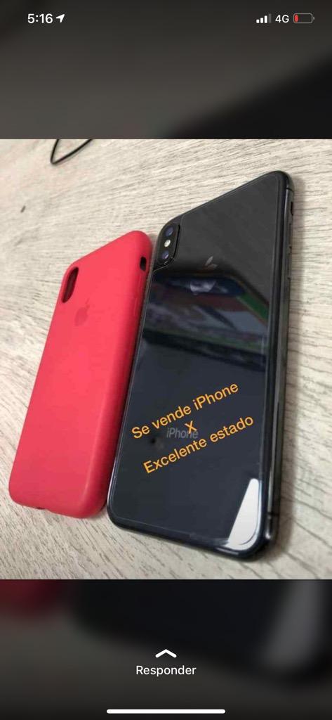 Vendo iPhone X 64Gb Buenprecio