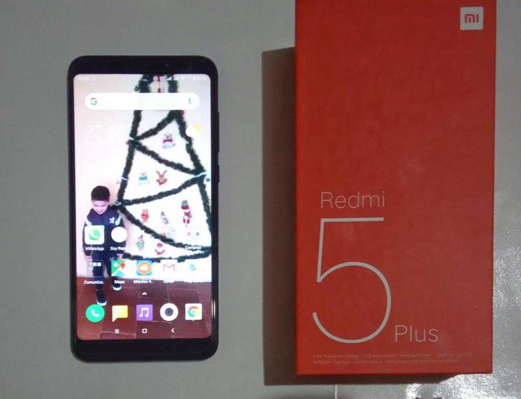 Xiaomi Redmi 5 Plus Full, 32Gb 3Gb Ram, Negro Como Nuevo