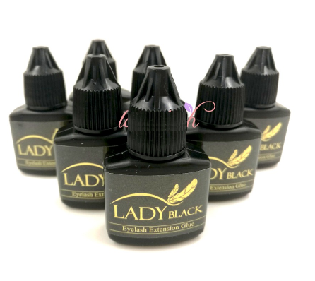 Pegante Lady Black 10 ml para pestañas pelo a pelo