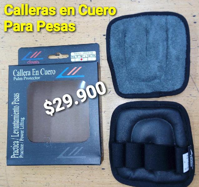 CALLERAS GUANTES EN CUERO PARA PESAS PRO