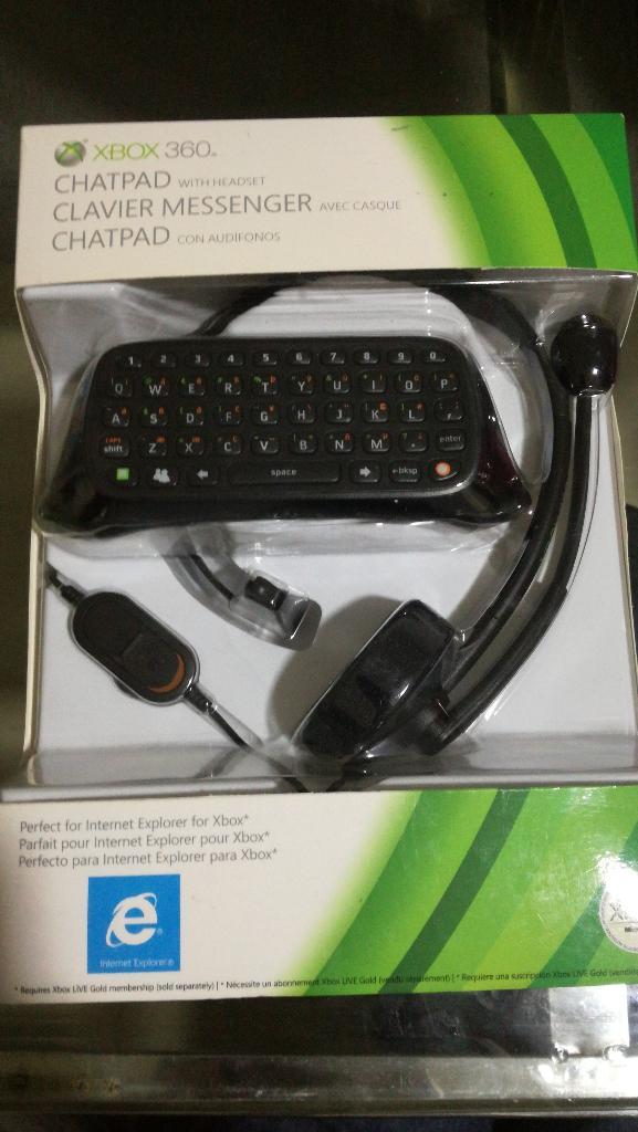 Chatpad Headset Audifonos Xbox 360