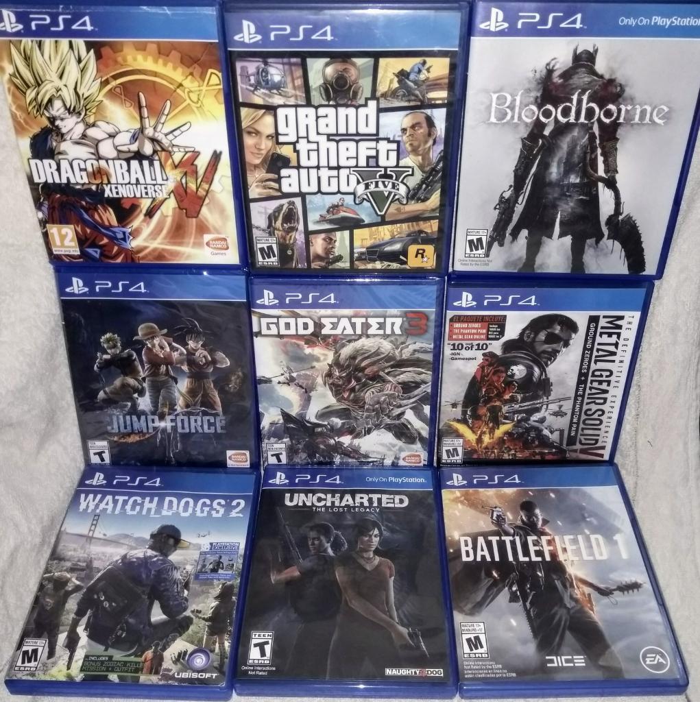 Juegos Ps4 en Perfecto Estado