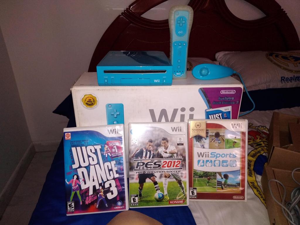 Nintendo wii azul