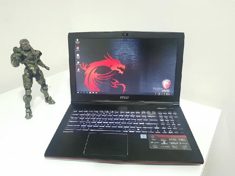 PORTATIL MSI LEOPARD PRO i7 6700hq, 8GB RAM DDR4, 240GB SSD,