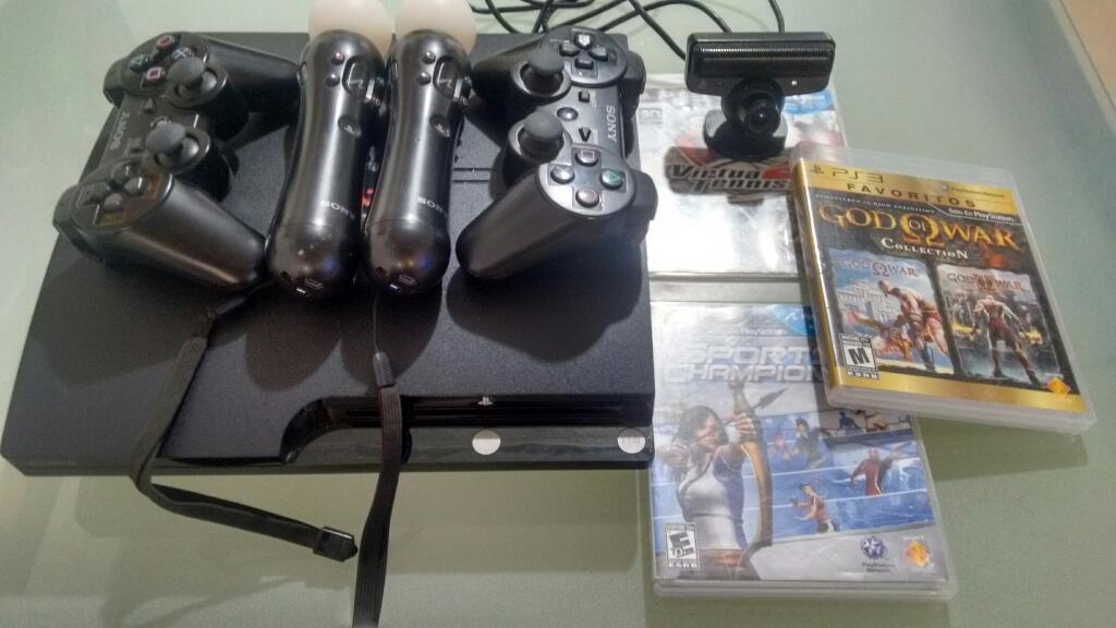 Ps3 Slim de 360 Gigas