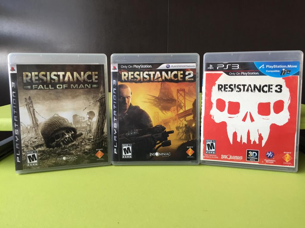 RESISTANCE 1, 2 y 3 para PS3 !!! COMO NUEVOS ¡¡¡