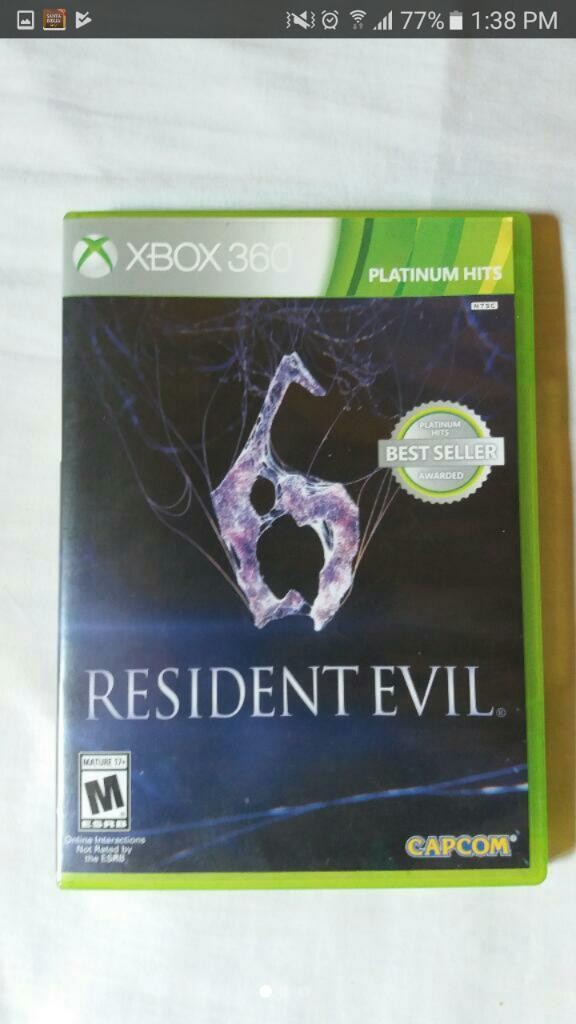 Remato Resident Evil 6 para Xbox 360
