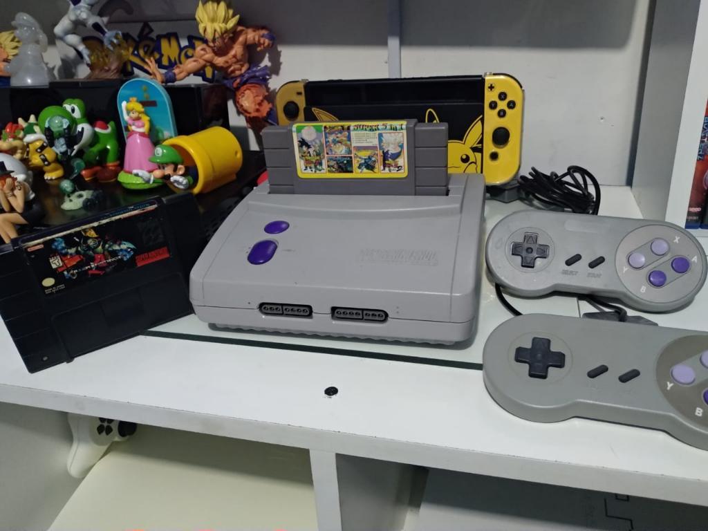 Super Nintendo con 6 Juegos 2 Controles