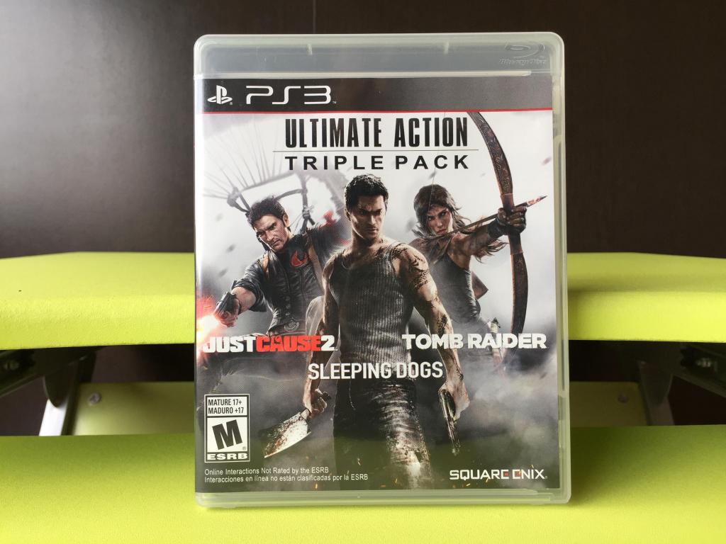 ULTIMATE ACTION TRIPLE PACK JUST CAUSE 2, SLEEPING DOGS y