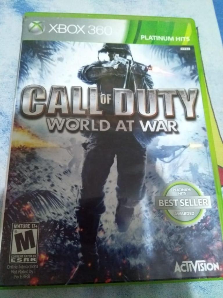 juego Call of duty World at war xbox 360