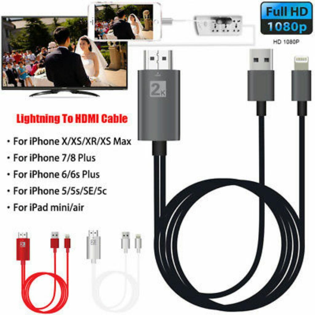 Cable iPhone Hdmi Mhl Proyector Usb 2k