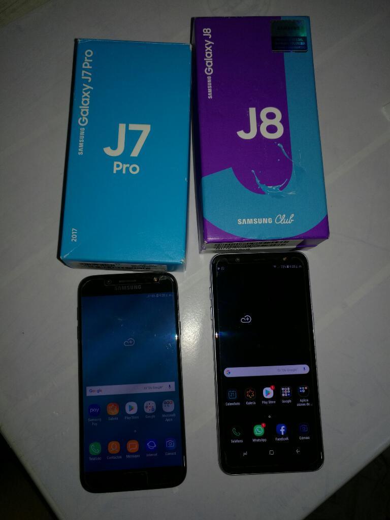 Vendo Samsung J7 Pro Y J8 Full Estado