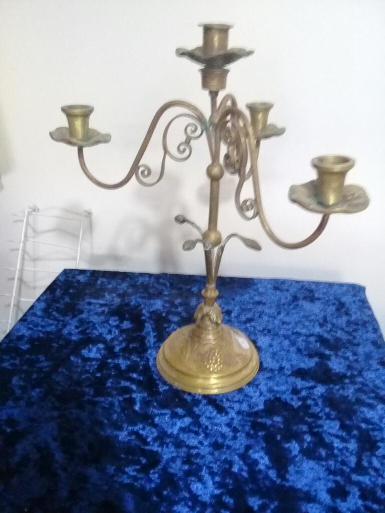 Candelabro 4 Luces Bronce