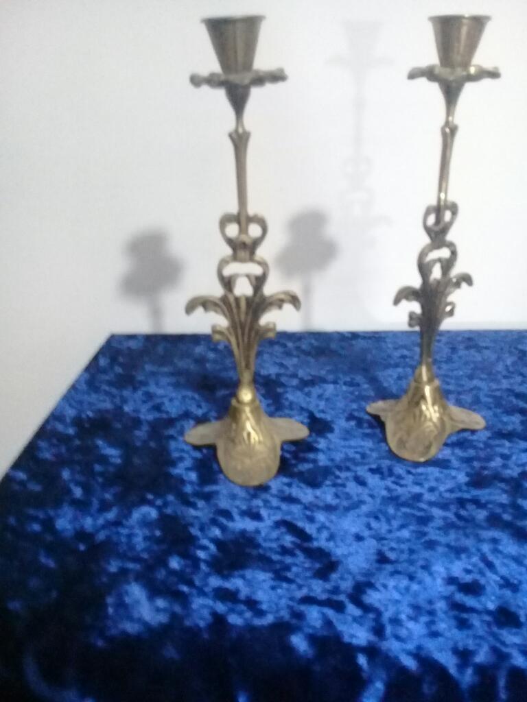 Candelabros Bronce