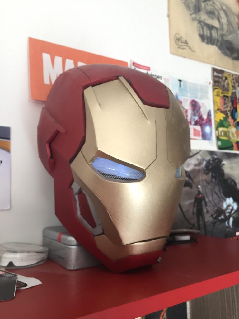 Casco para Cosplay Iron Man Mark 45