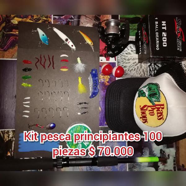 Kit de Pesca Principiantes 100 Piezas