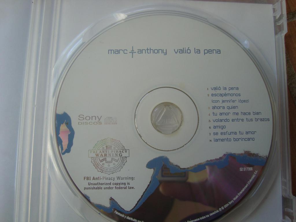 Marc Anthony valio la pena CD original
