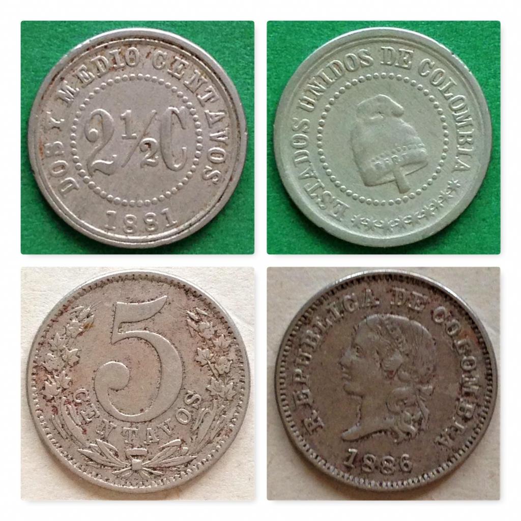 Moneda antigua Colombia