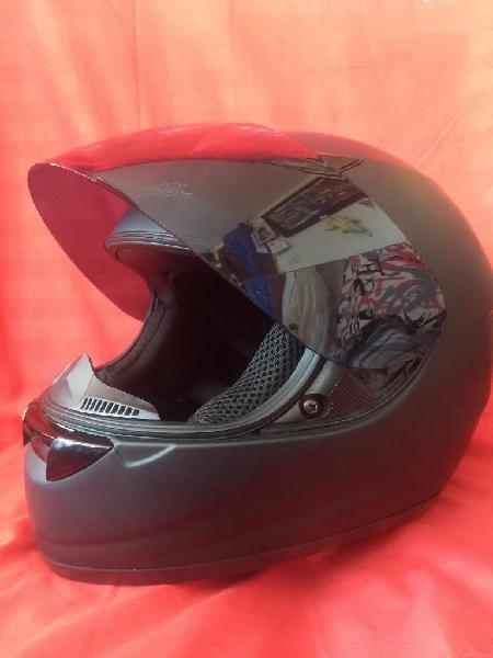 Casco Visor Negro Marca Krontrol