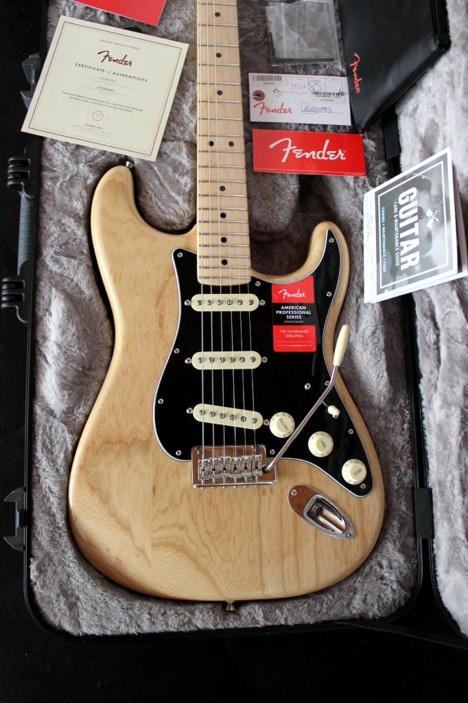 Fender USA  American Professional Stratocaster, natural,