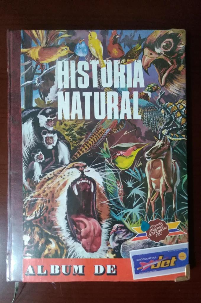Álbum Chocolatina Jet Historia Natural  Lleno y 150