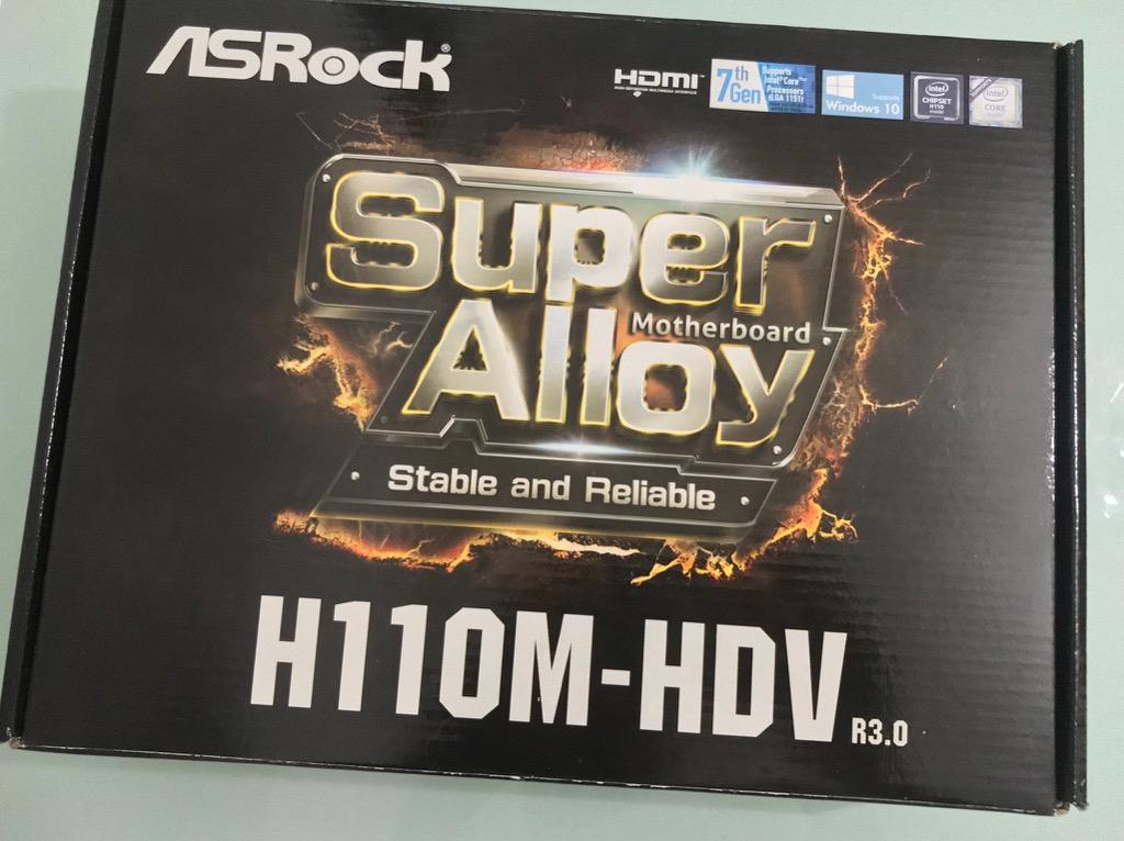 Board Asrock H110M-Hdv