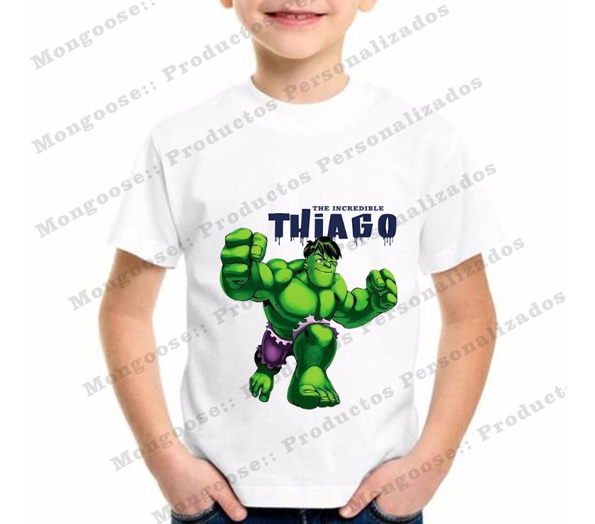 Camisetas Personalizadas Niño Hulk