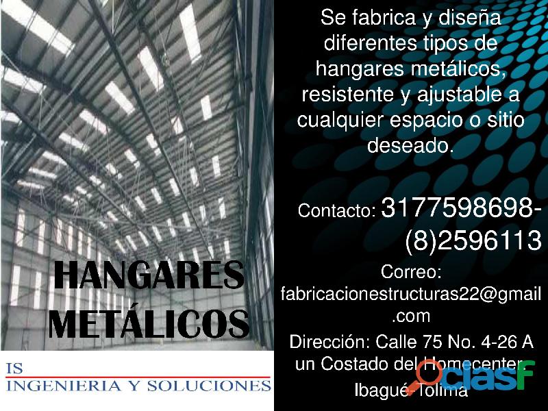 Hangares metálicos en Ibague