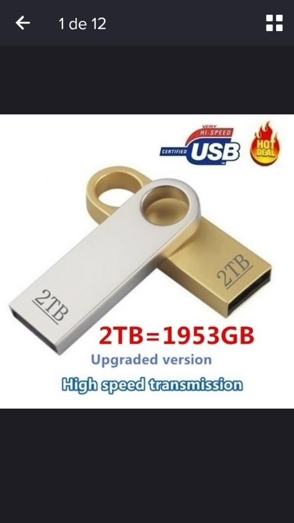 memoria USB de 2TB compra ahora