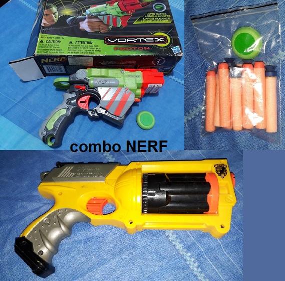 REMATE Nerf en Combo con Dardos de Chupa Disco