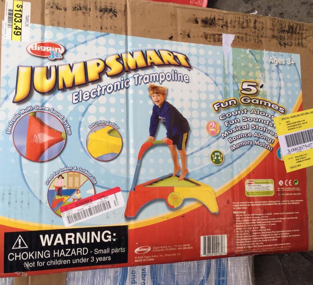 Saltarin Trampolin Jumpsmart Nuevo Original