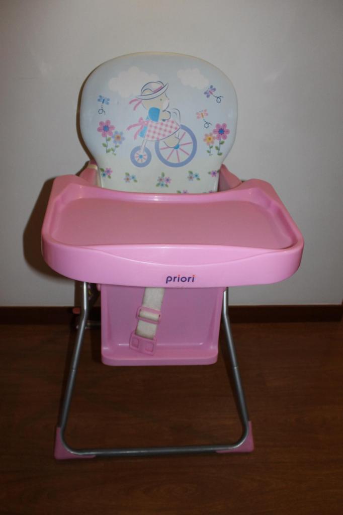 Silla Comedor Rosada Niña Priori