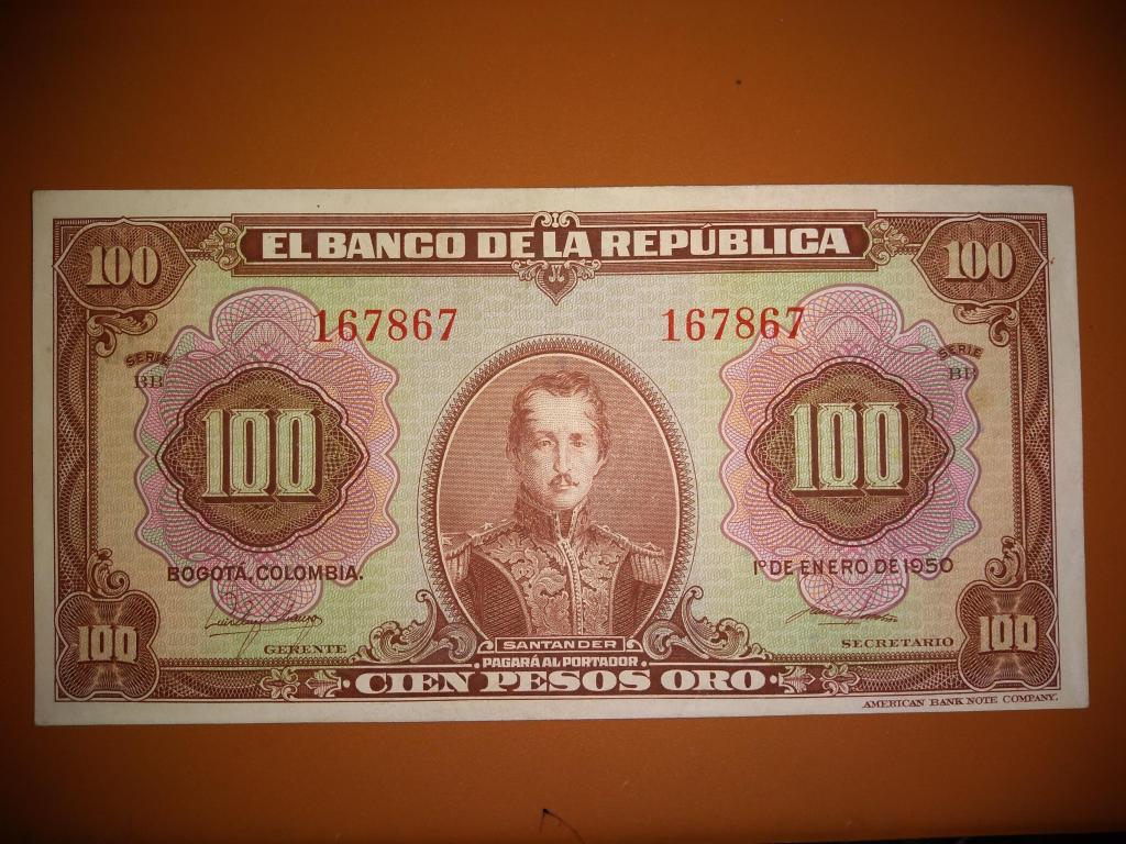 Billete de Colombia