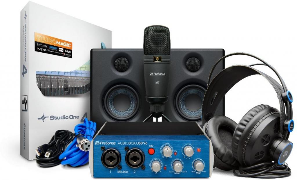 Combo Presonus Abox96k Ultimate Interface Monitores Y Mas