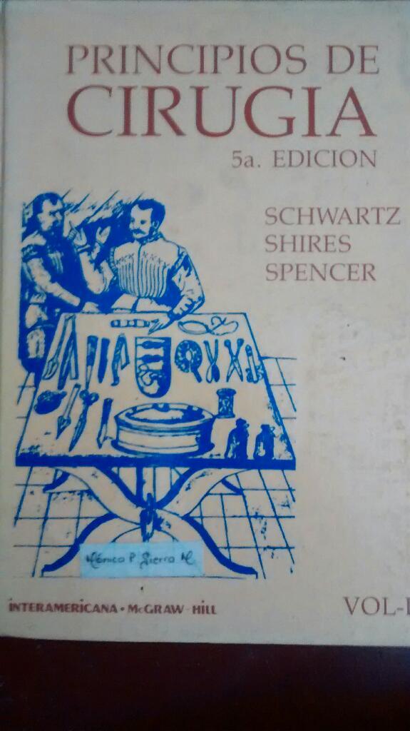 Libro Principios de Cirugia de Schwartz