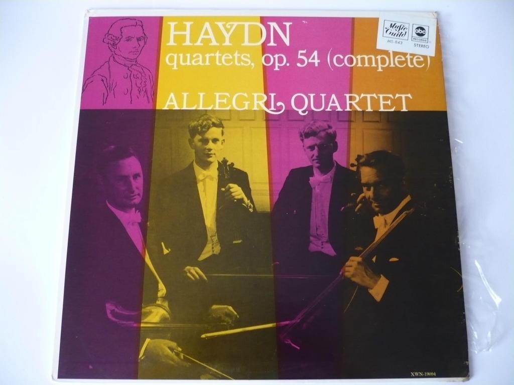 Lp Joseph Haydn Quartets Op.54 Usa