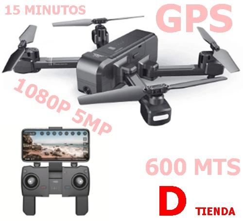 Dron Drone D  Doble Gps Cámara Hd