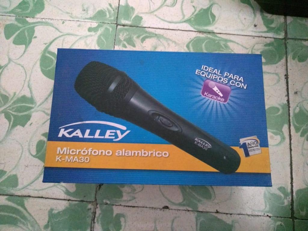 MICROFONO KALLEY BUEN ESTADO CON CABLE