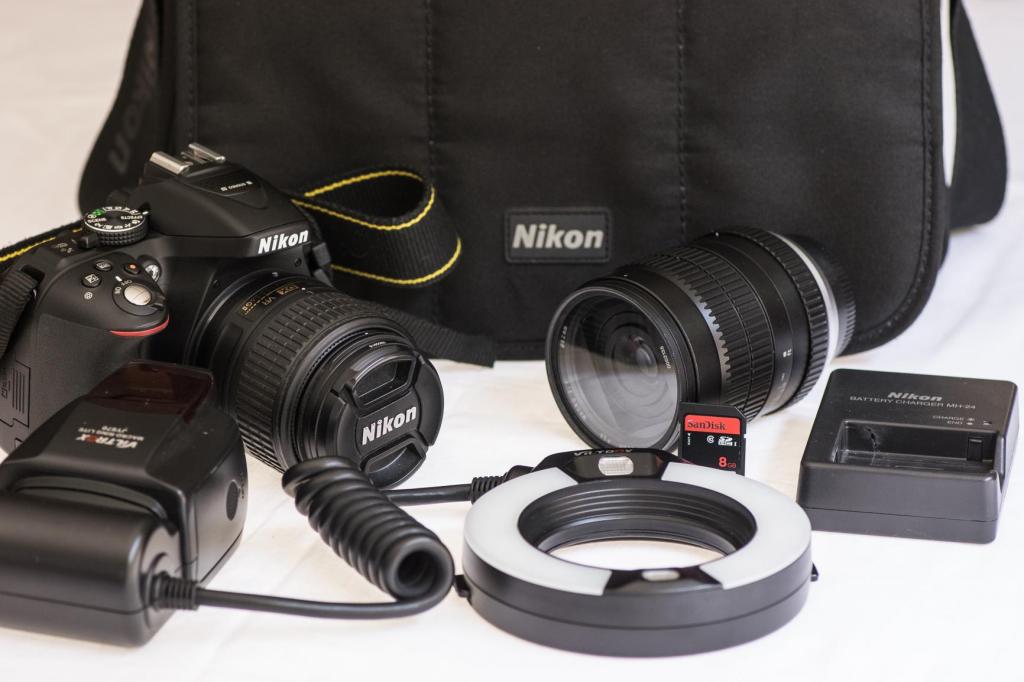 Nikon D listo para macrofotografia cientifica y/o