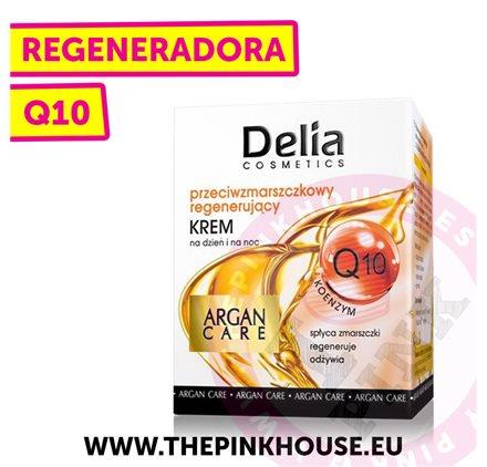 Argan Q10 Vitamina E Crema Antiarrugas Delia Cosmetic